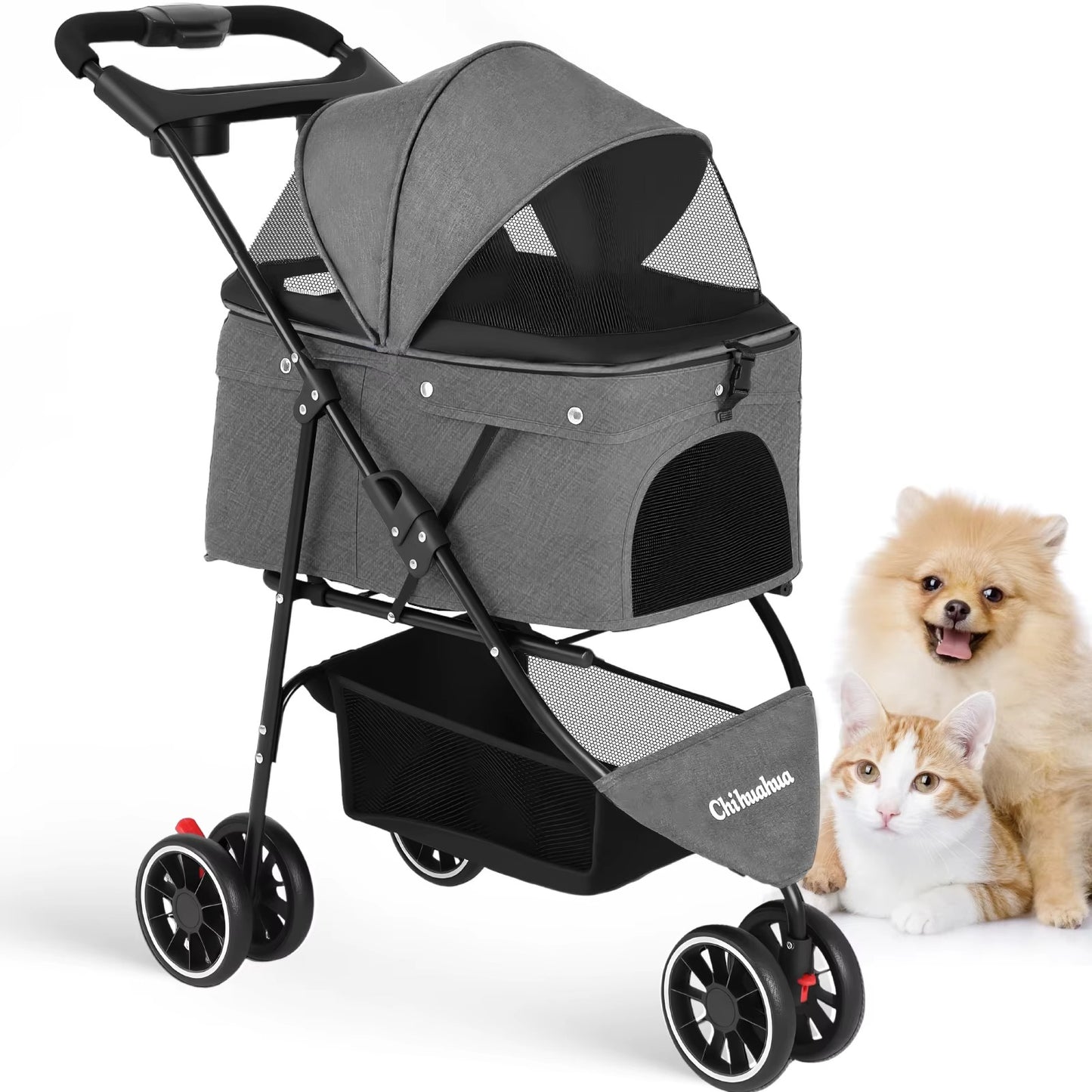 Pet Stroller For Dogs & Cats