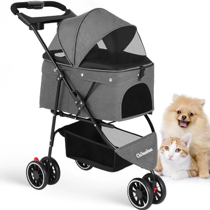 Pet Stroller For Dogs & Cats