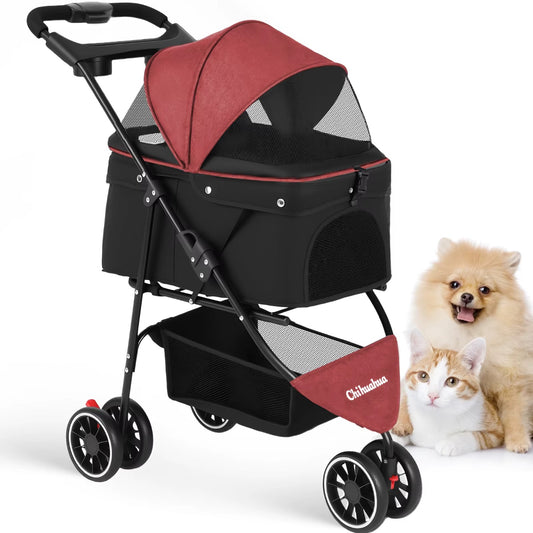 Pet Stroller For Dogs & Cats