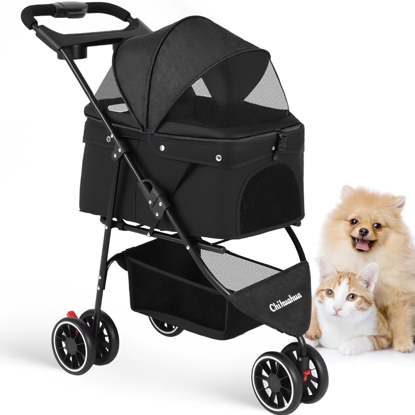 Pet Stroller For Dogs & Cats