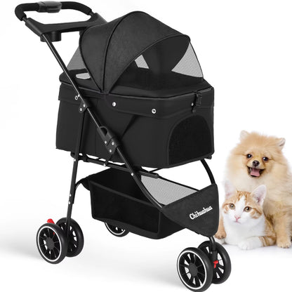 Pet Stroller For Dogs & Cats
